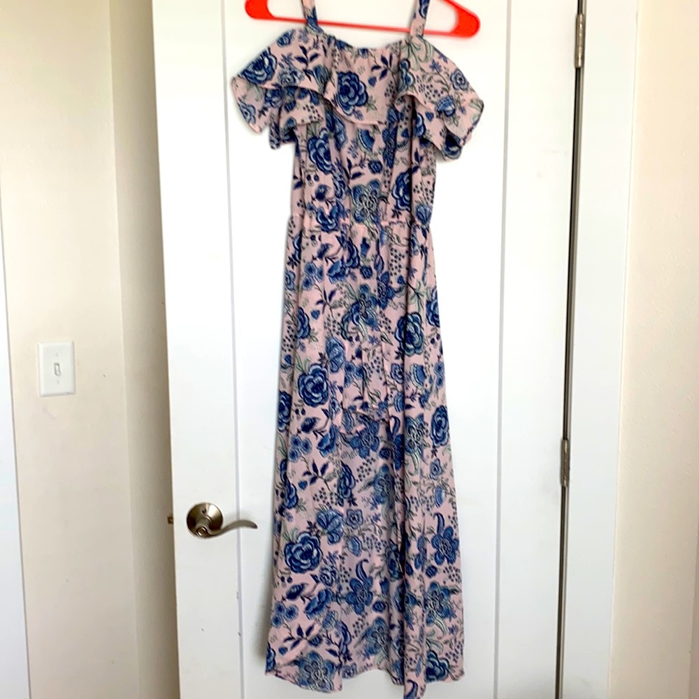 Amy Byer off the shoulder shorts skirt romper